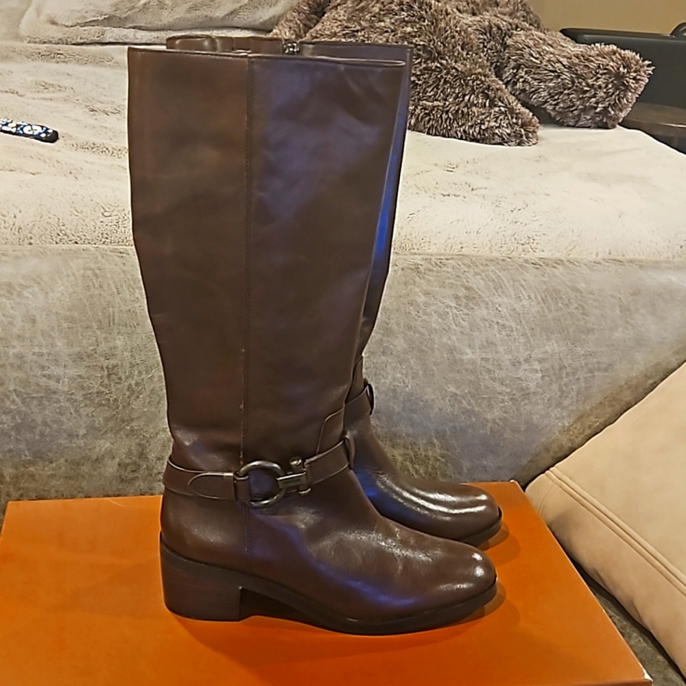 Coach Carolina Calf Boots New in Box